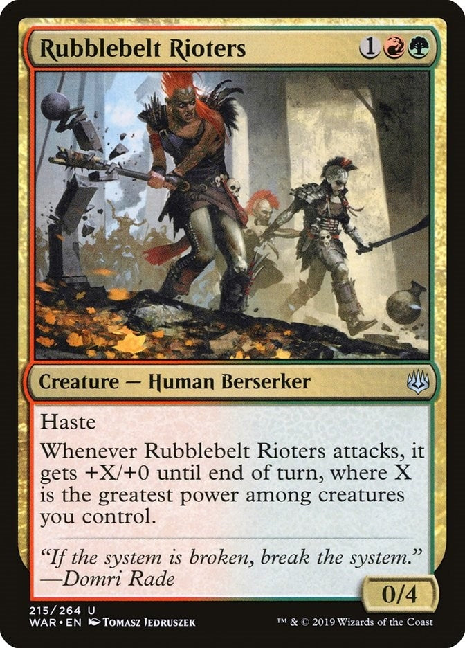Image for Rubblebelt Rioters (215) [War of the Spark]