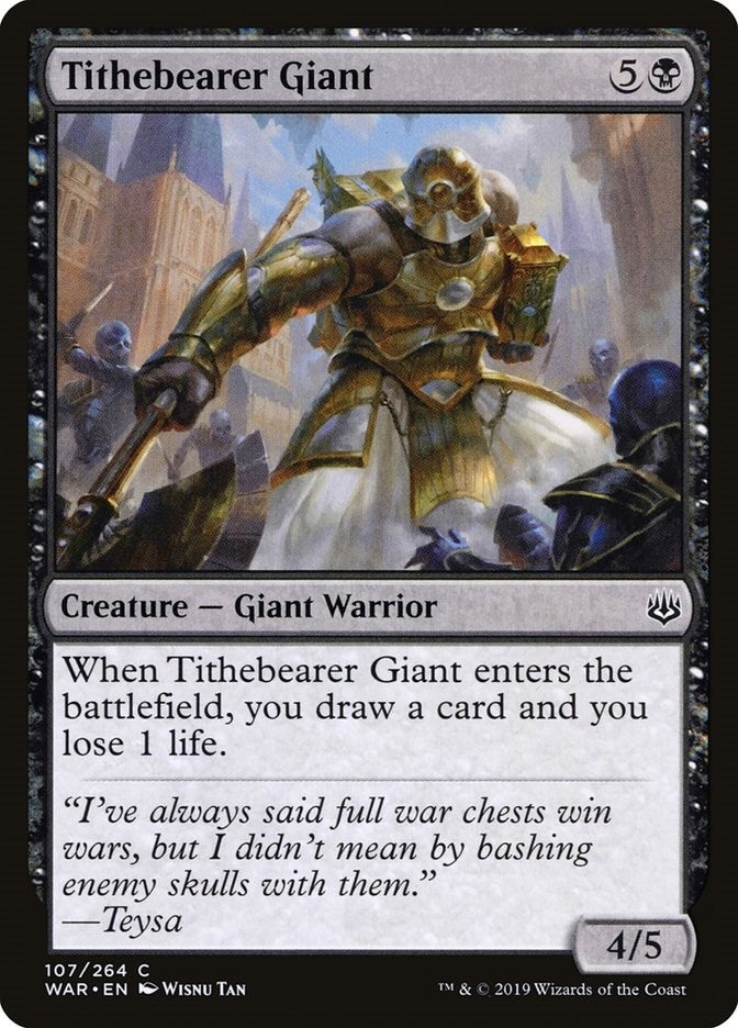 Image for Tithebearer Giant (107) [War of the Spark]