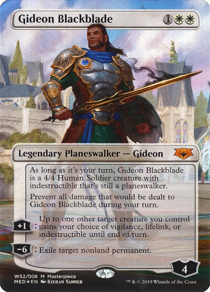 Image for Gideon Blackblade (WS2) [Mythic Edition: War of the Spark]