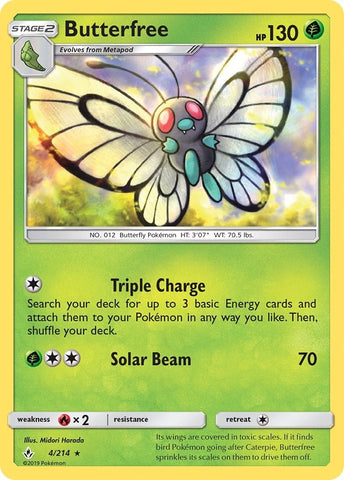 Image for Butterfree (4/214) [SM - Unbroken Bonds]