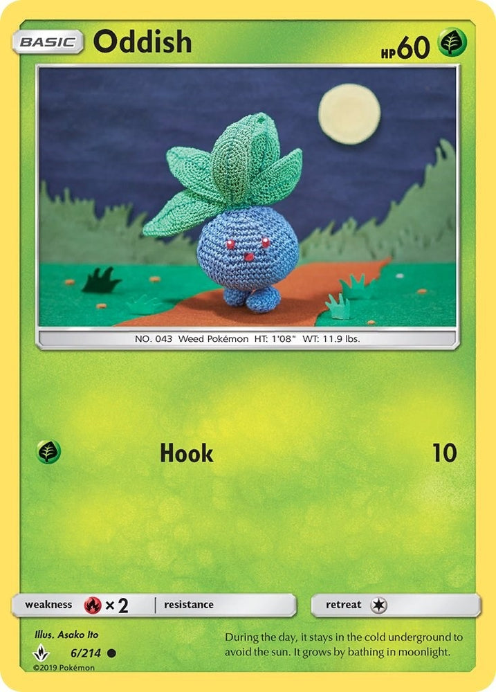 Image for Oddish (6) (6/214) [SM - Unbroken Bonds]