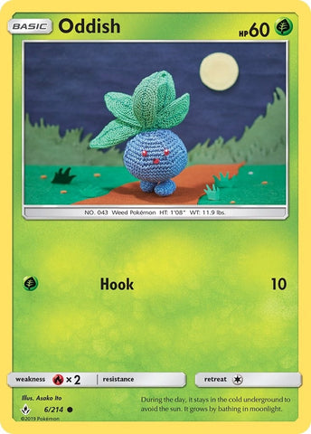 Image for Oddish (6) (6/214) [SM - Unbroken Bonds]