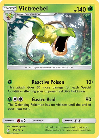 Image for Victreebel (15/214) - Pokemon