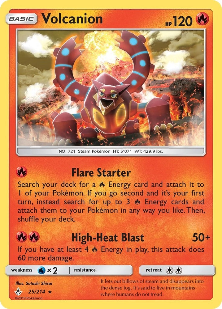 Image for Volcanion (25/214) [SM - Unbroken Bonds]
