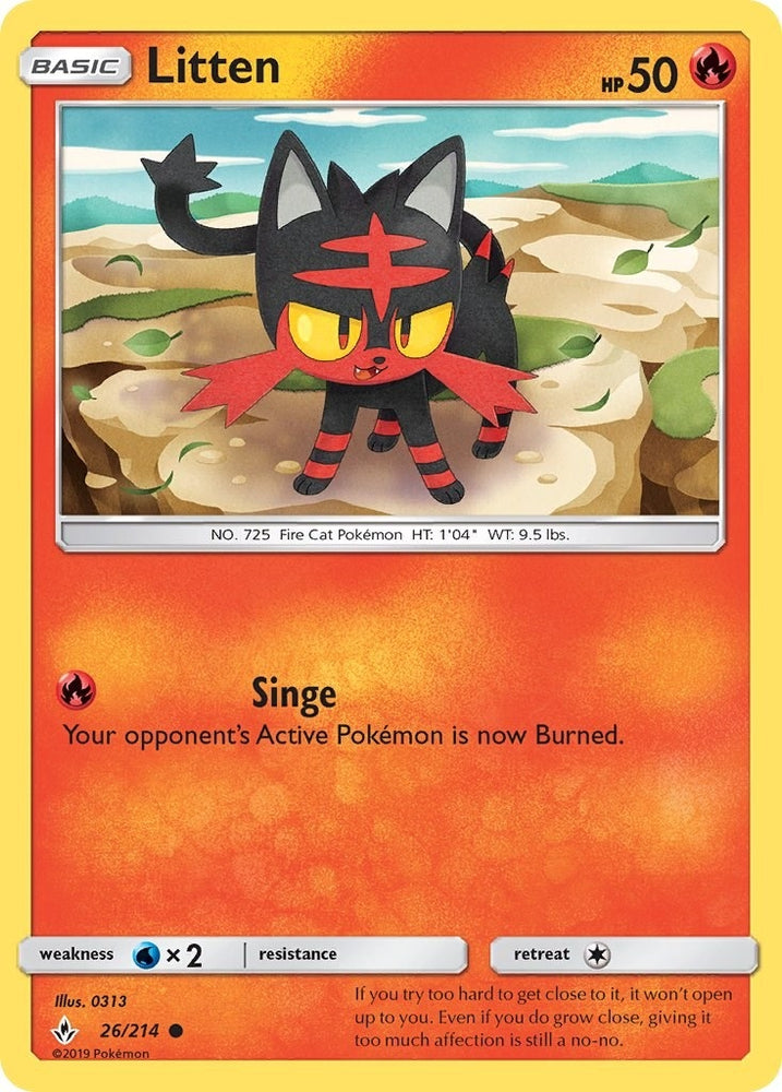 Image for Litten (26) (26/214) [SM - Unbroken Bonds]