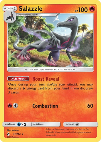 Image for Salazzle (31/214) [SM - Unbroken Bonds]