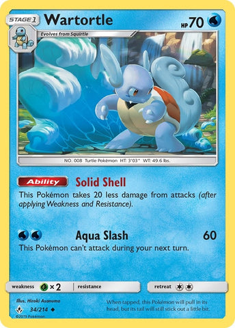 Image for Wartortle (34/214) - Pokemon