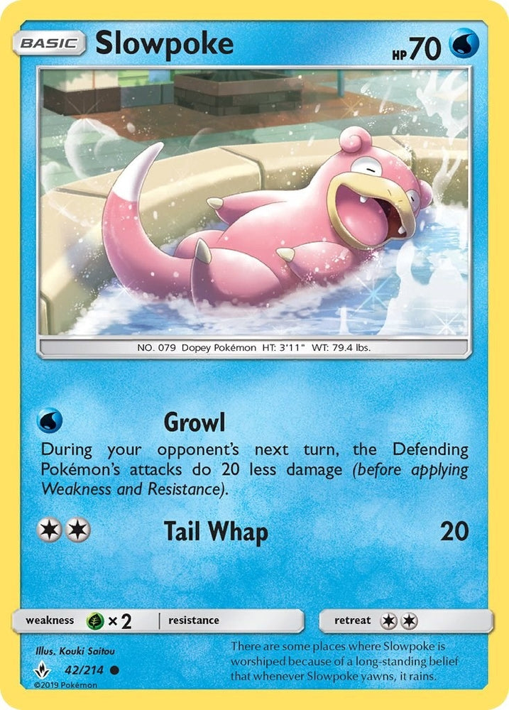 Image for Slowpoke (42/214) [SM - Unbroken Bonds]