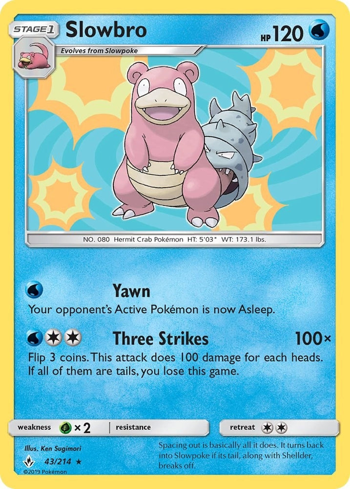 Image for Slowbro (43/214) [SM - Unbroken Bonds]