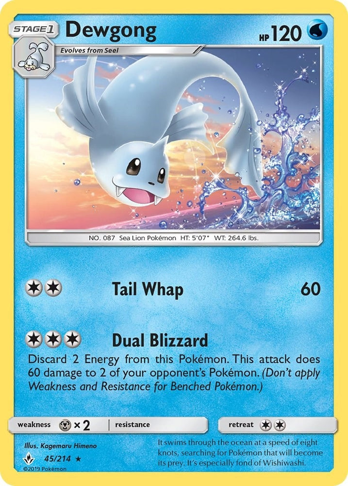 Image for Dewgong (45/214) [SM - Unbroken Bonds]