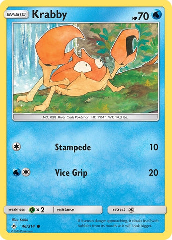 Image for Krabby (46/214) [SM - Unbroken Bonds]