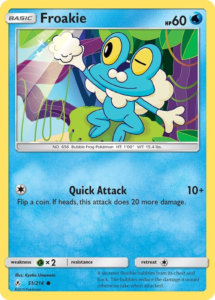 Image for Froakie (51/214) [SM - Unbroken Bonds]