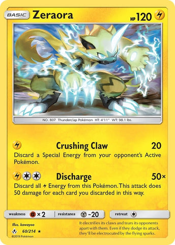 Image for Zeraora (60/214) - Pokemon