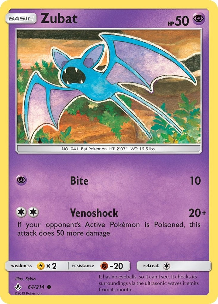 Image for Zubat (64/214) [SM - Unbroken Bonds]
