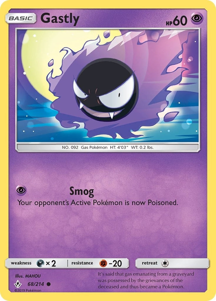 Image for Gastly (68) (68/214) [SM - Unbroken Bonds]