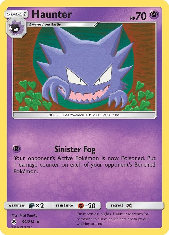 Image for Haunter (69/214) [SM - Unbroken Bonds]