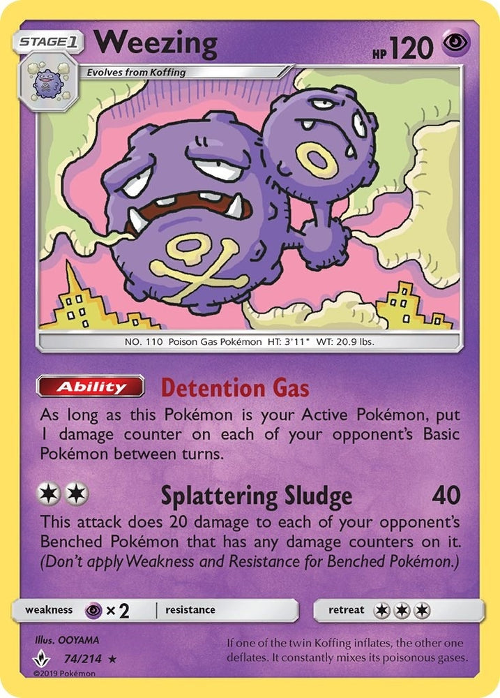 Image for Weezing (74/214) [SM - Unbroken Bonds]