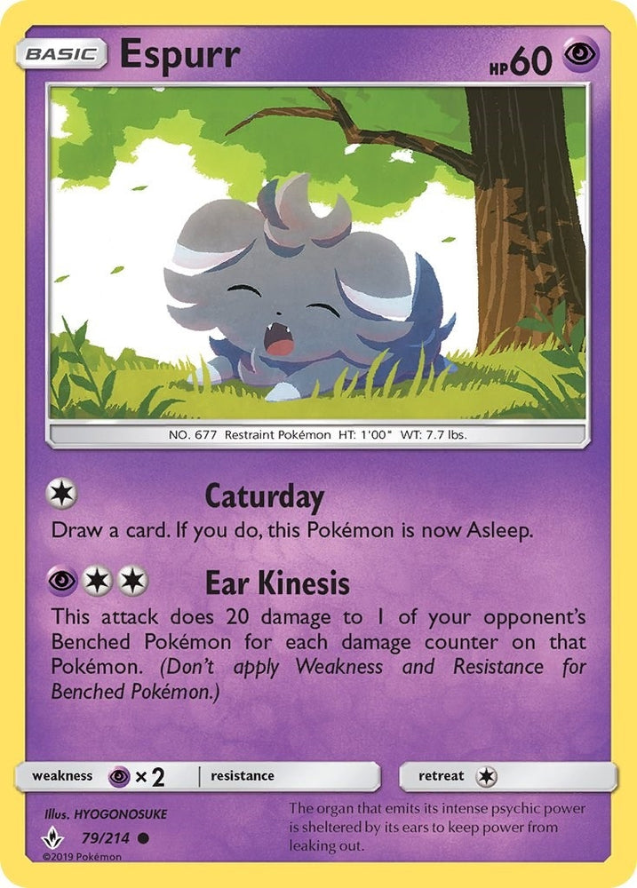 Image for Espurr (79/214) [SM - Unbroken Bonds]
