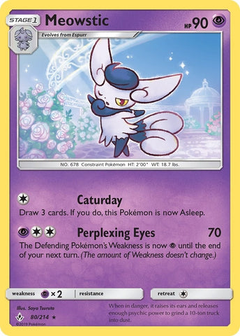 Image for Meowstic (80/214) [SM - Unbroken Bonds]