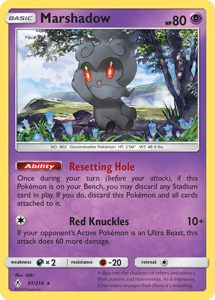 Image for Marshadow (81/214) [SM - Unbroken Bonds]