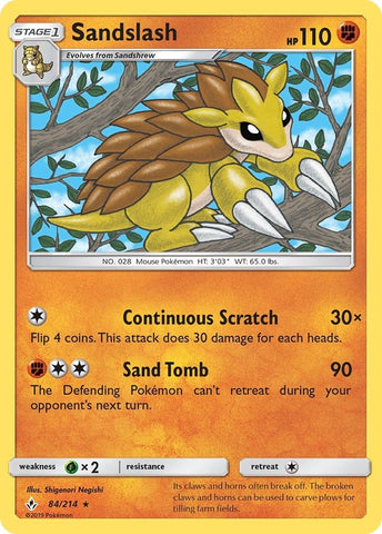 Image for Sandslash (84/214) - Pokemon