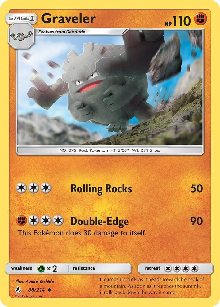 Image for Graveler (88/214) [SM - Unbroken Bonds]