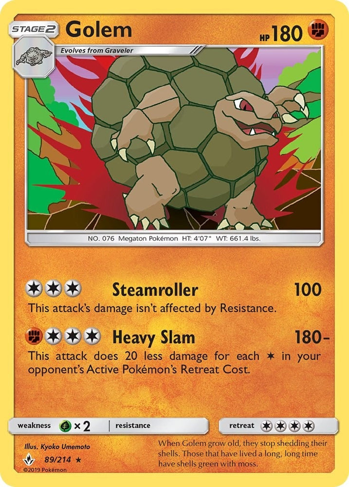 Image for Golem (89/214) [SM - Unbroken Bonds]