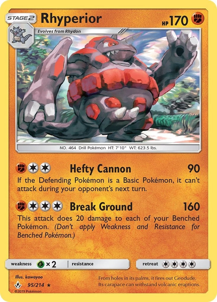 Image for Rhyperior (95/214) [SM - Unbroken Bonds]