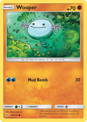 Image for Wooper (96/214) [SM - Unbroken Bonds]
