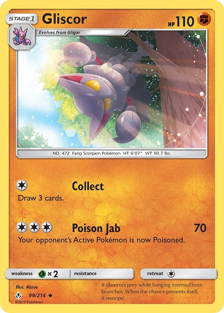 Image for Gliscor (99/214) [SM - Unbroken Bonds]