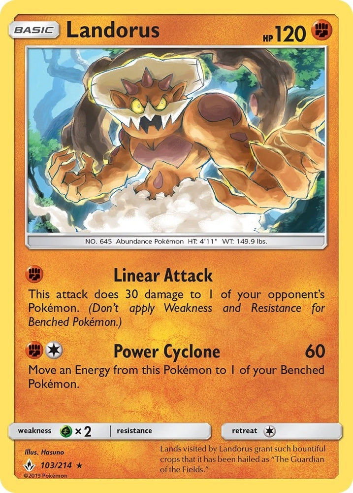Image for Landorus (103/214) [SM - Unbroken Bonds]