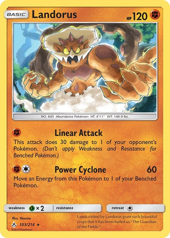 Image for Landorus (103/214) [SM - Unbroken Bonds]