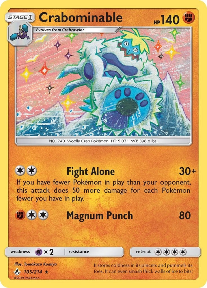 Image for Crabominable (105/214) [SM - Unbroken Bonds]