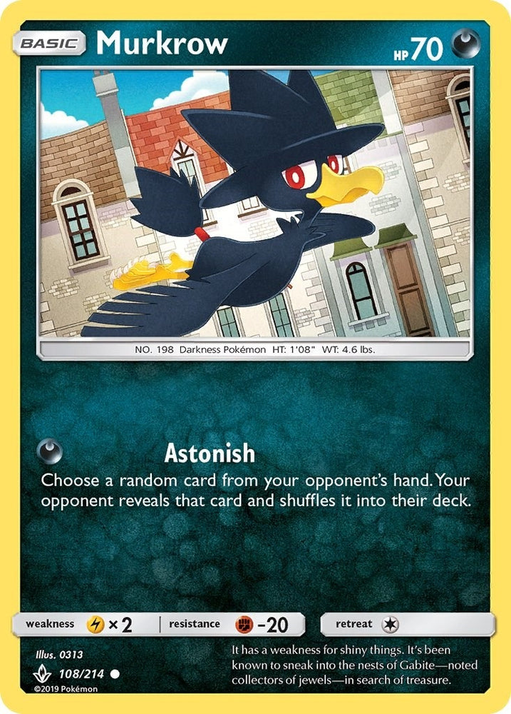 Image for Murkrow (108/214) [SM - Unbroken Bonds]