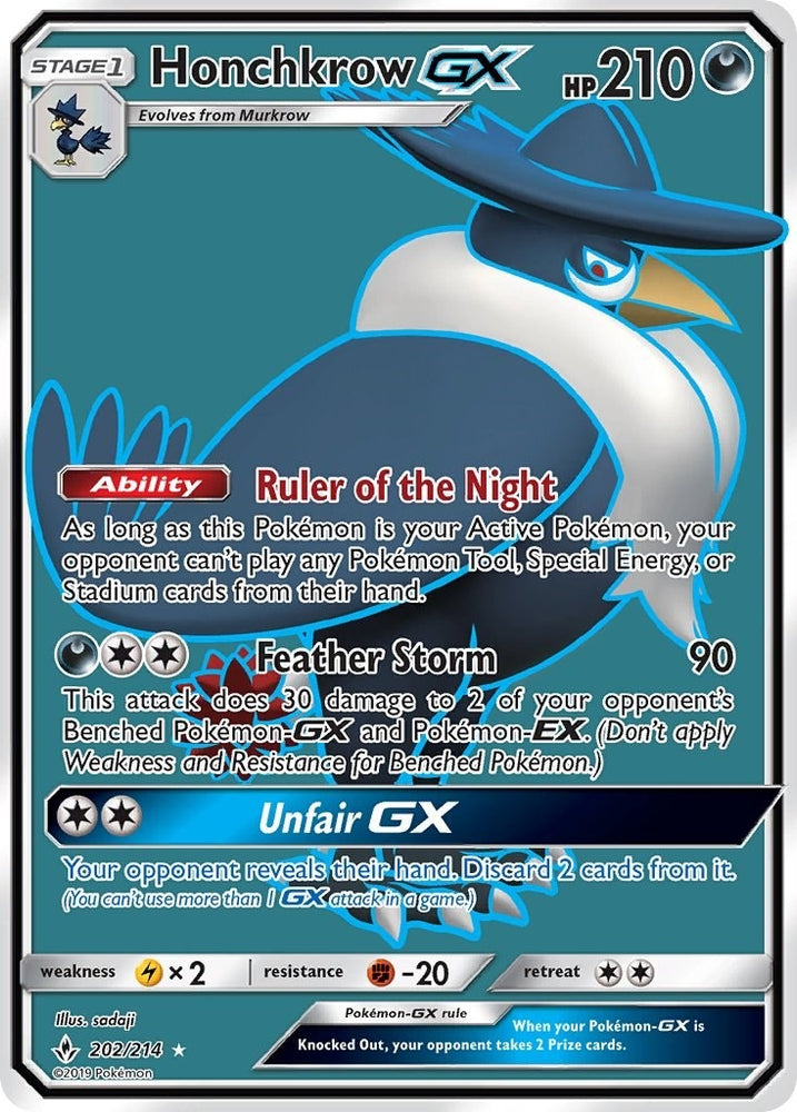 Image for Honchkrow GX (Full Art) (202/214) [SM - Unbroken Bonds]