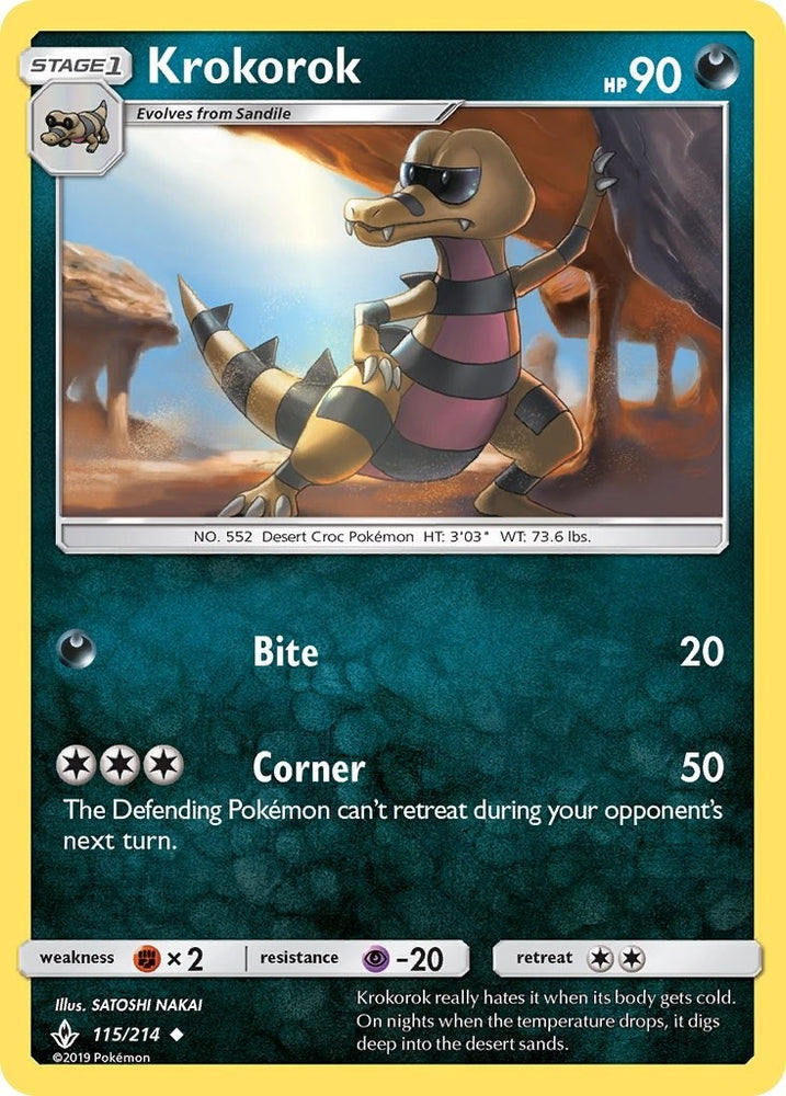 Image for Krokorok (115/214) [SM - Unbroken Bonds]
