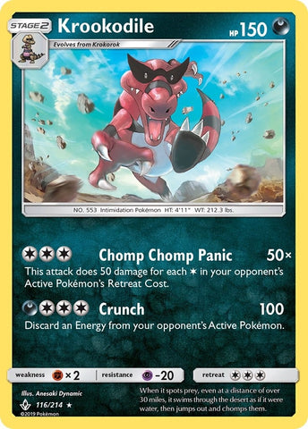 Image for Krookodile (116/214) [SM - Unbroken Bonds]