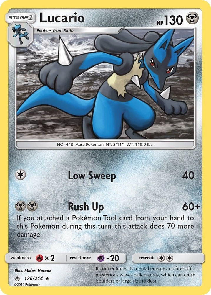 Image for Lucario (126/214) [SM - Unbroken Bonds]