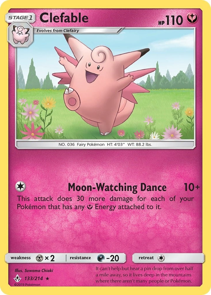 Image for Clefable (133/214) [SM - Unbroken Bonds]