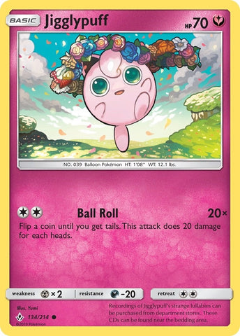 Image for Jigglypuff (134/214) [SM - Unbroken Bonds]