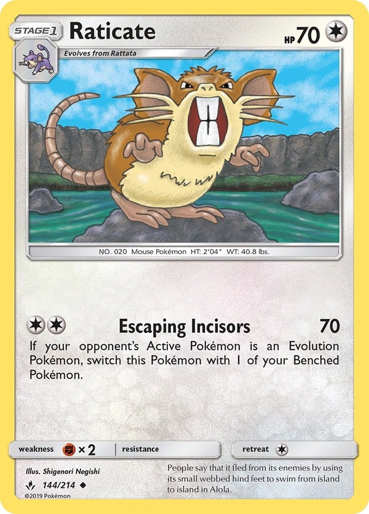 Image for Raticate (144/214) [SM - Unbroken Bonds]