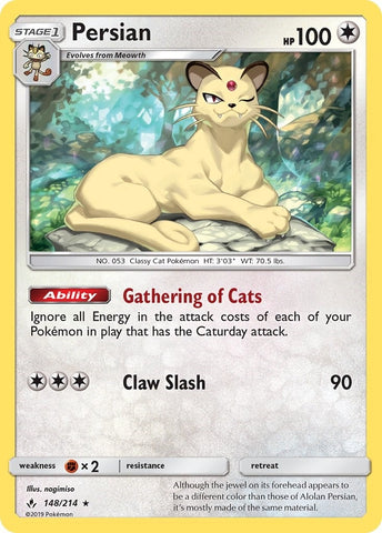Image for Persian (148/214) [SM - Unbroken Bonds]