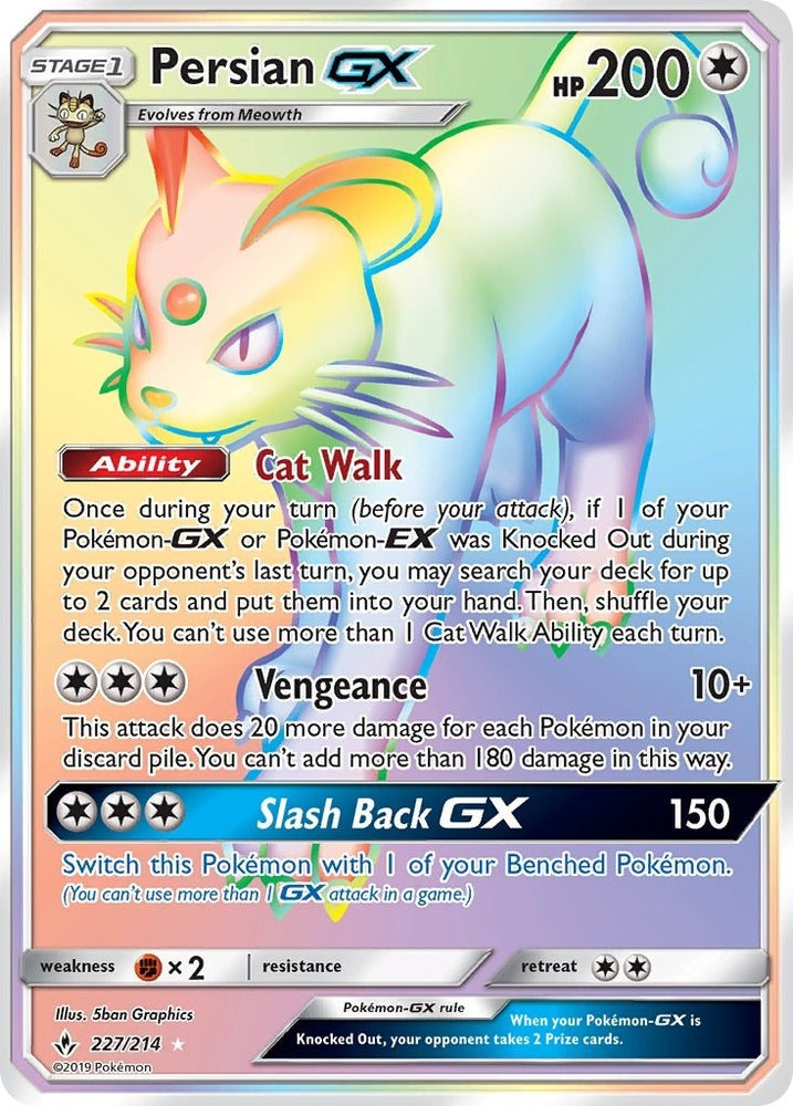 Image for Persian GX (Secret) (227/214) [SM - Unbroken Bonds]