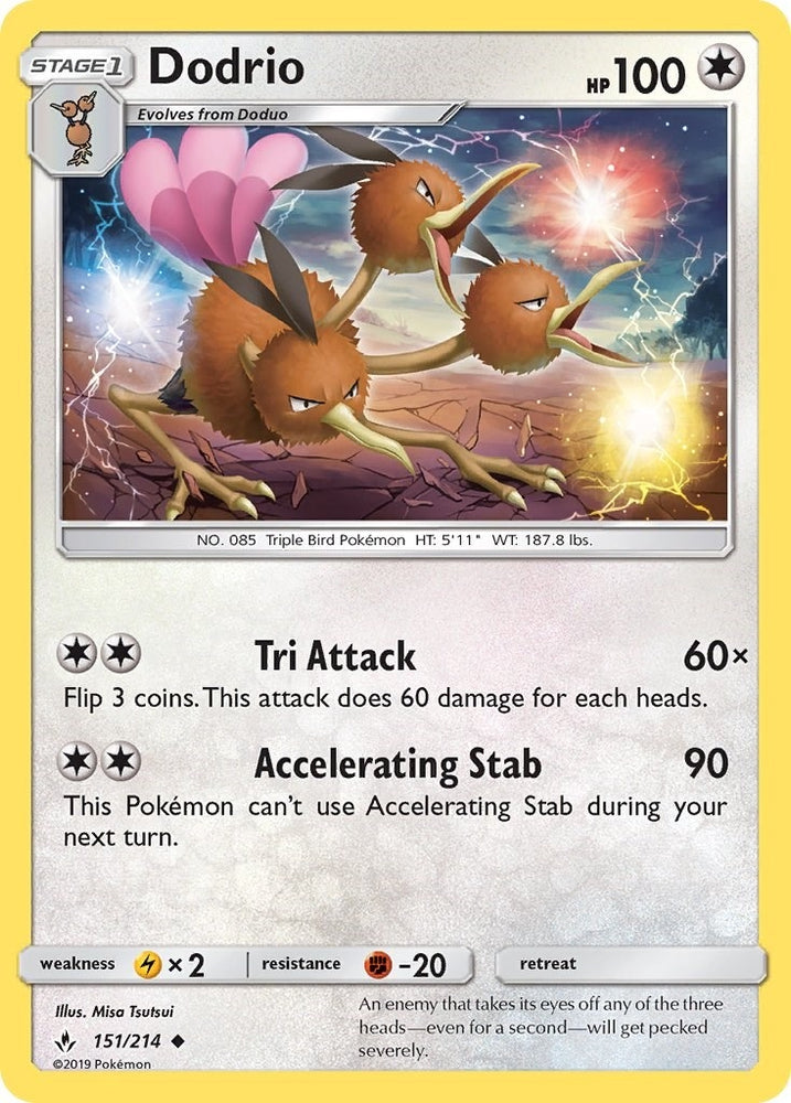 Image for Dodrio (151/214) [SM - Unbroken Bonds]