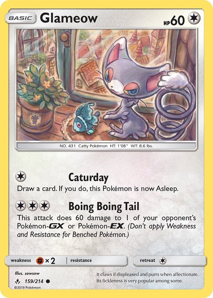 Image for Glameow (159/214) [SM - Unbroken Bonds]
