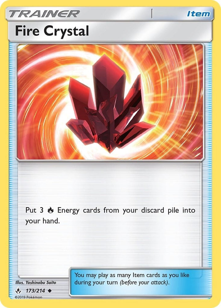 Image for Fire Crystal (173/214) [SM - Unbroken Bonds]