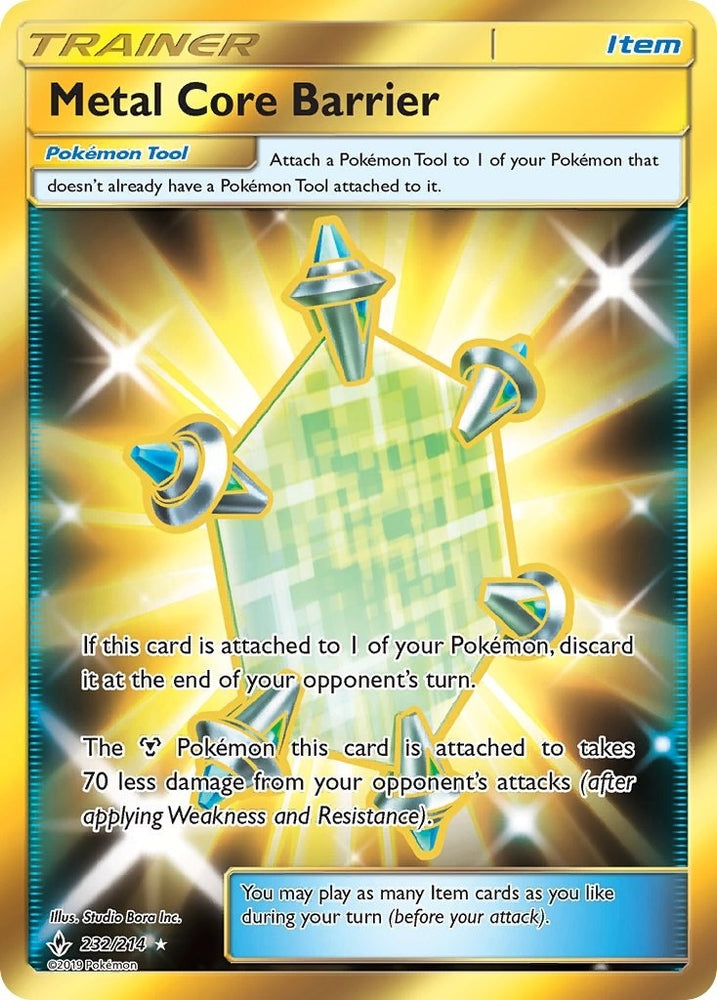 Image for Metal Core Barrier (Secret) (232/214) [SM - Unbroken Bonds]