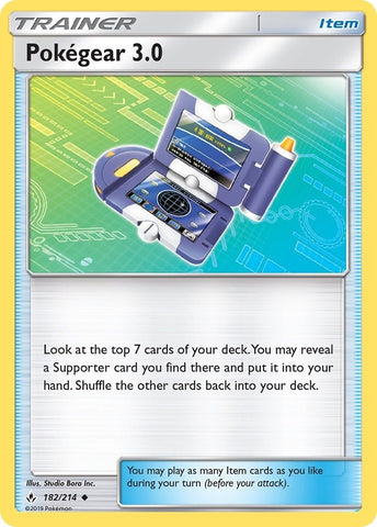 Image for Pokegear 3.0 (182/214) [SM - Unbroken Bonds]