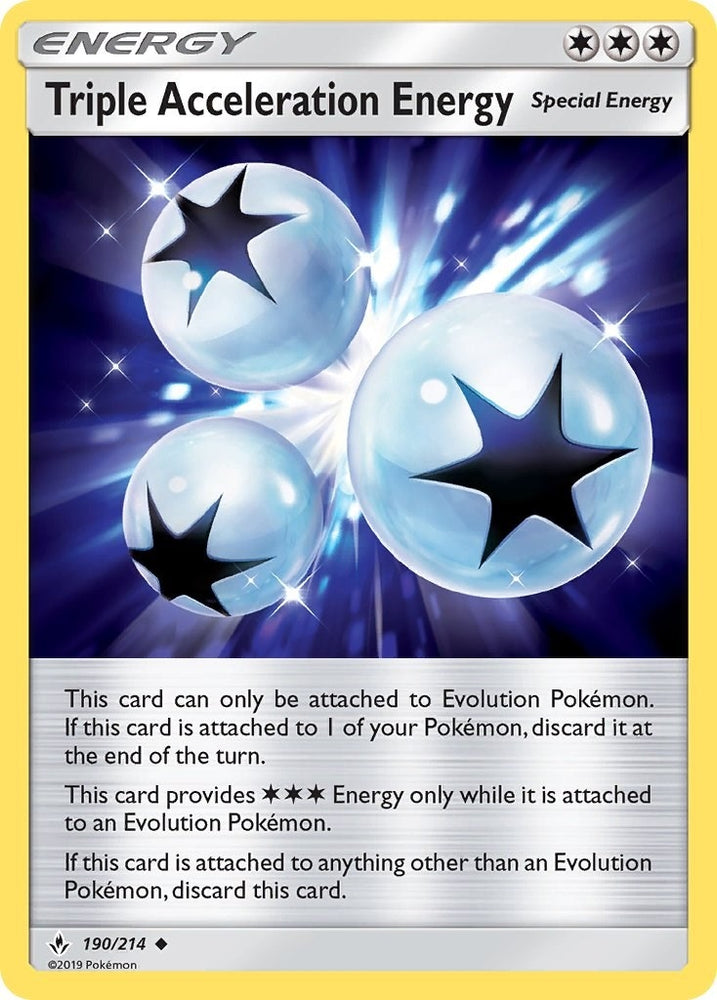Image for Triple Acceleration Energy (190/214) [SM - Unbroken Bonds]