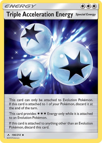 Image for Triple Acceleration Energy (190/214) - Pokemon